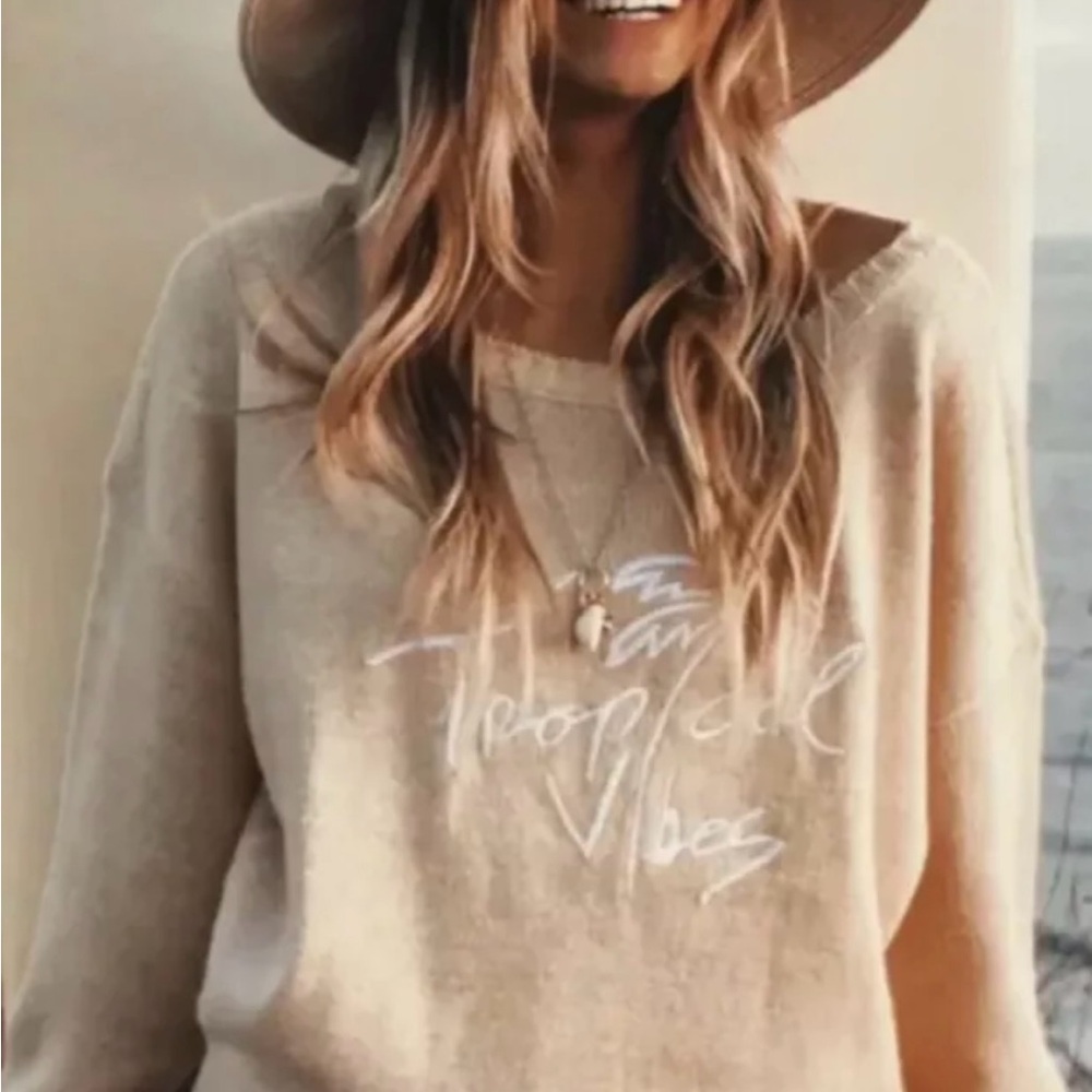 Beachly x Goldfish Kiss Tropical Vibes Sweater XL